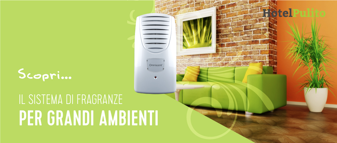 Omniscent dispenser automatico per grandi ambienti h&b care